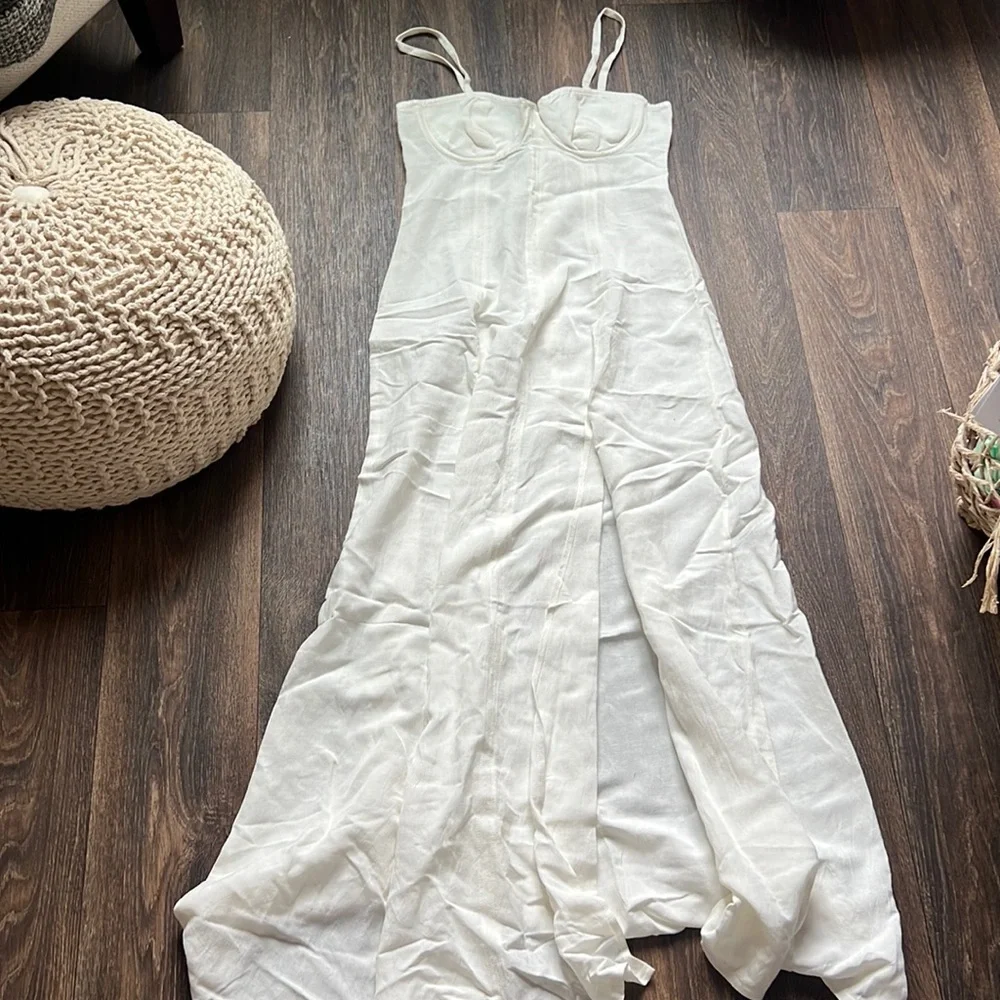 Shani Shemer Josie Wired along Dress Cream - Picture 2 of 11